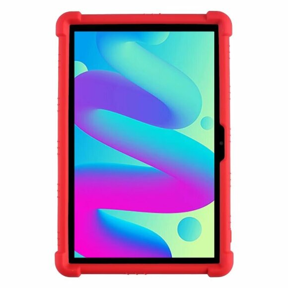 Силиконовый чехол для TCL Tab 10 HD 4G (9160G1, 9161G), TCL Tab 10L (8491X) (красный) Силиконовый чехол для TCL Tab 10 HD 4G (9160G1, 9161G), TCL Tab 10L (8491X) (красный)