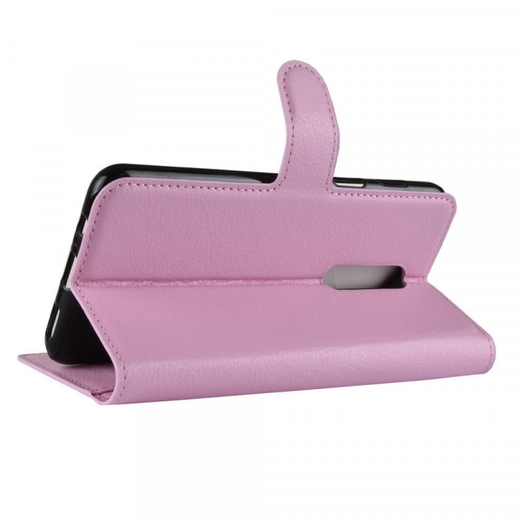 Чехол с визитницей для OnePlus 6 (розовый)