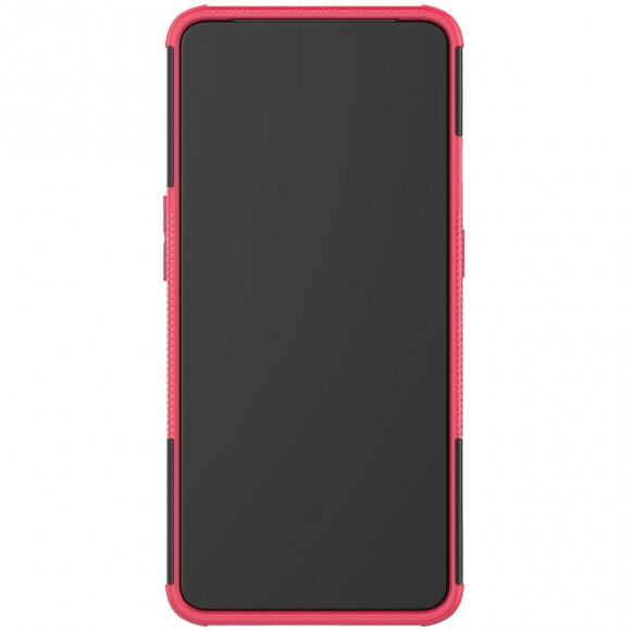 Чехол Hybrid Armor для OnePlus 7T (черный + розовый) Чехол Hybrid Armor для OnePlus 7T (черный + розовый)