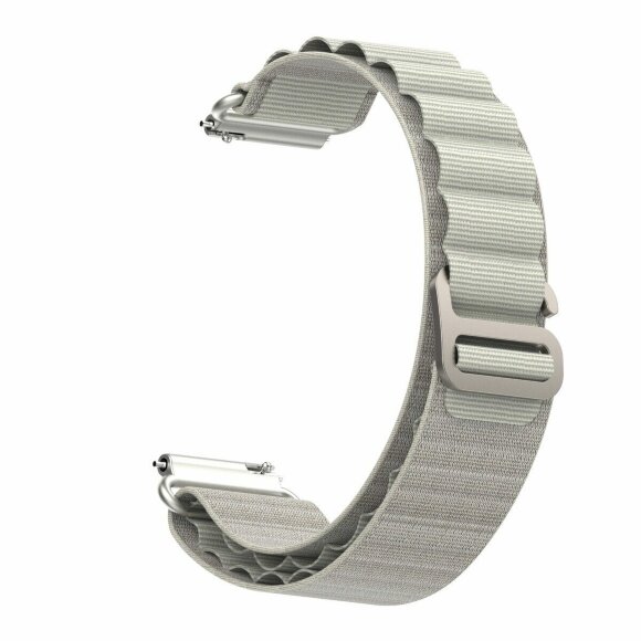 Ремешок Альпийская петля для часов 22мм (белый) Ремешок Альпийская петля для часов 22мм (белый)