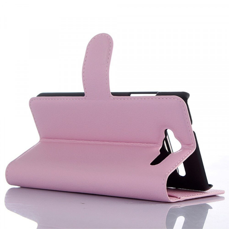 Чехол с визитницей для ZTE Blade L3 (розовый)