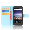 Чехол с визитницей для ZTE Prestige 2 N9136 (голубой)