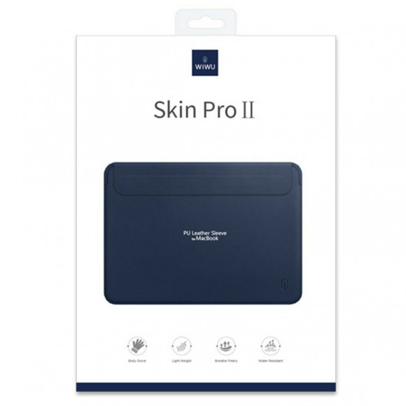 Чехол кожаный WiWU для MacBook Air 13 A1369, A1466 (темно-зеленый)