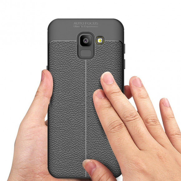 Чехол-накладка Litchi Grain для Samsung Galaxy J6 (2018) (красный) Чехол-накладка Litchi Grain для Samsung Galaxy J6 (2018) (красный)