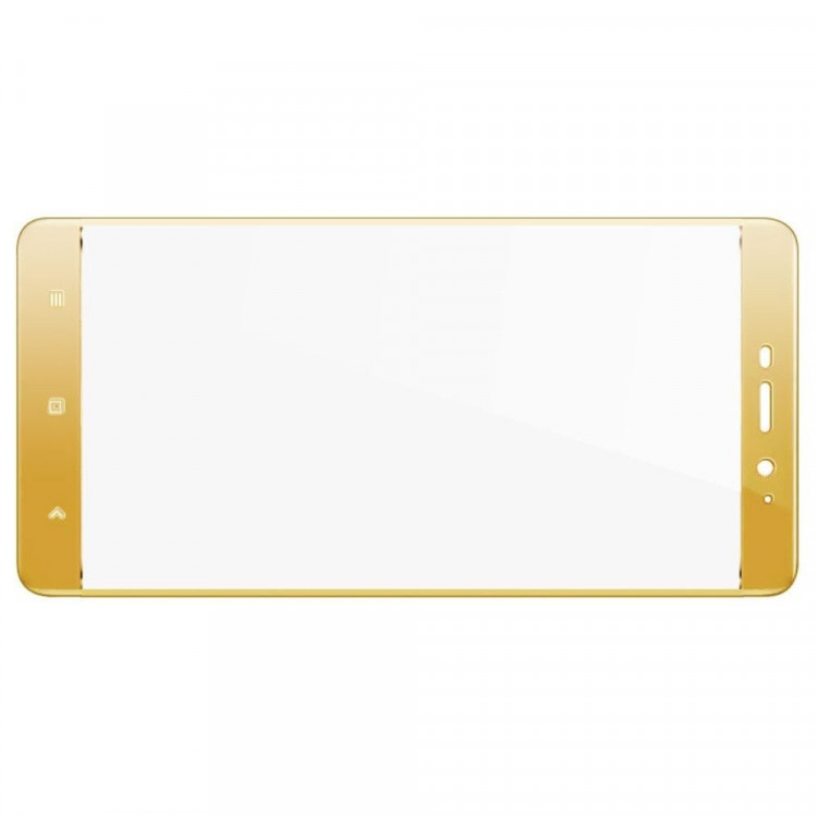Защитное стекло 3D для Xiaomi Redmi 4 Pro / Prime (золотой)