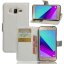 Чехол с визитницей для Samsung Galaxy J2 Prime SM-G532F (белый)
