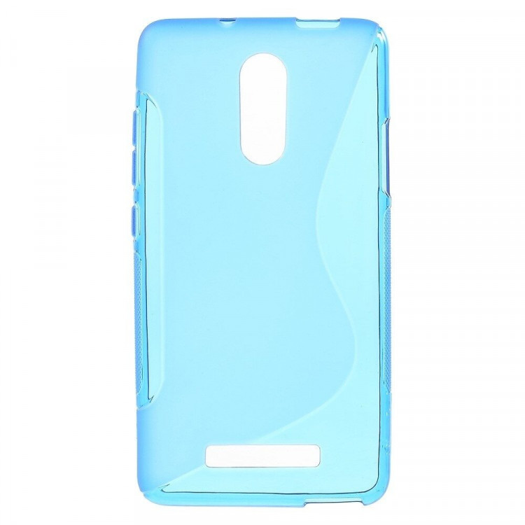 Нескользящий чехол на Xiaomi Redmi Note 3 / 3 PRO (голубой)