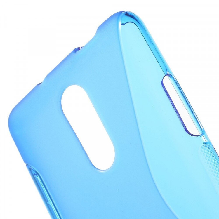 Нескользящий чехол на Xiaomi Redmi Note 3 / 3 PRO (голубой)