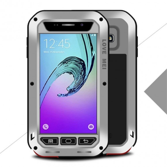 Гибридный чехол LOVE MEI для Samsung Galaxy A3 (2016) SM-A310F (серебряный) Гибридный чехол LOVE MEI для Samsung Galaxy A3 (2016) SM-A310F (серебряный)
