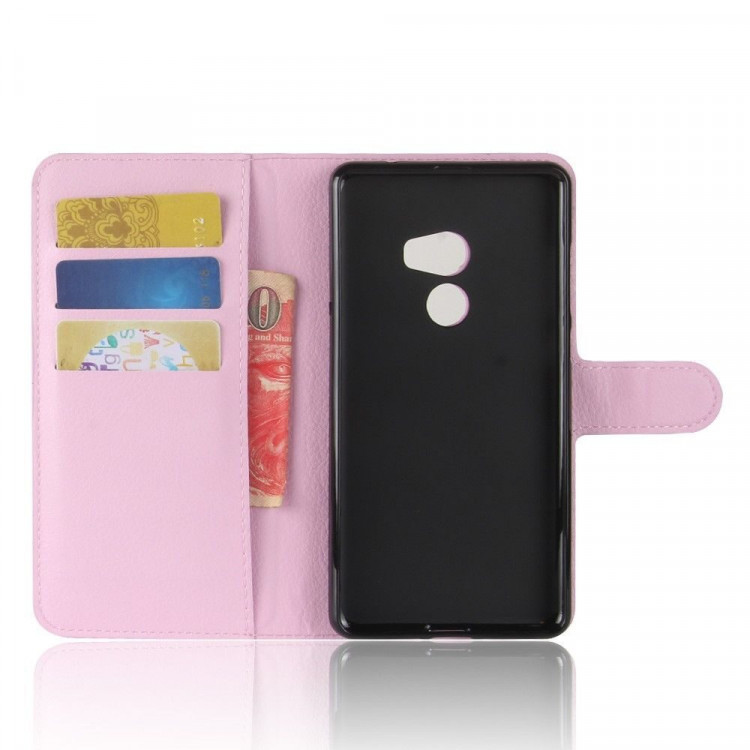 Чехол с визитницей для Xiaomi Mi Mix 2 (розовый)