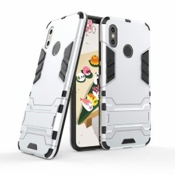 Чехол Duty Armor для Xiaomi Mi 8 (серебряный)