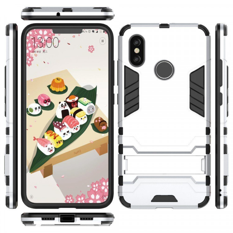 Чехол Duty Armor для Xiaomi Mi 8 (серебряный)