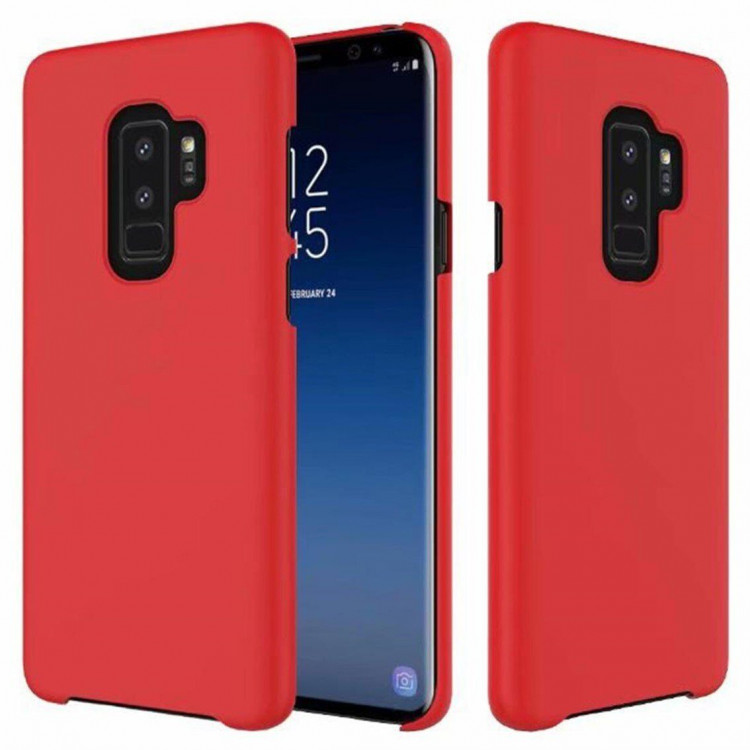 Силиконовый чехол Mobile Shell для Samsung Galaxy S9+ (Plus) (красный)