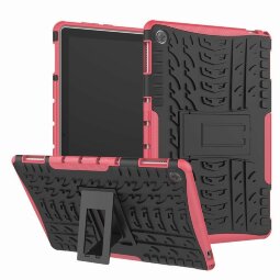 Чехол Hybrid Armor для Huawei MediaPad M5 lite 10 (черный + розовый)