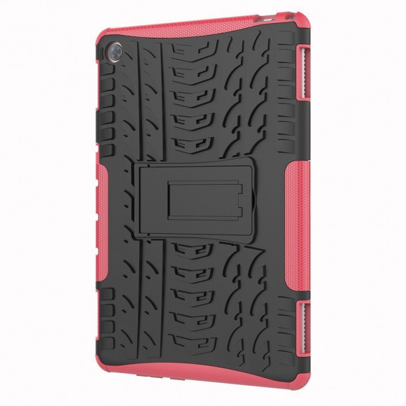 Чехол Hybrid Armor для Huawei MediaPad M5 lite 10 (черный + розовый) Чехол Hybrid Armor для Huawei MediaPad M5 lite 10 (черный + розовый)