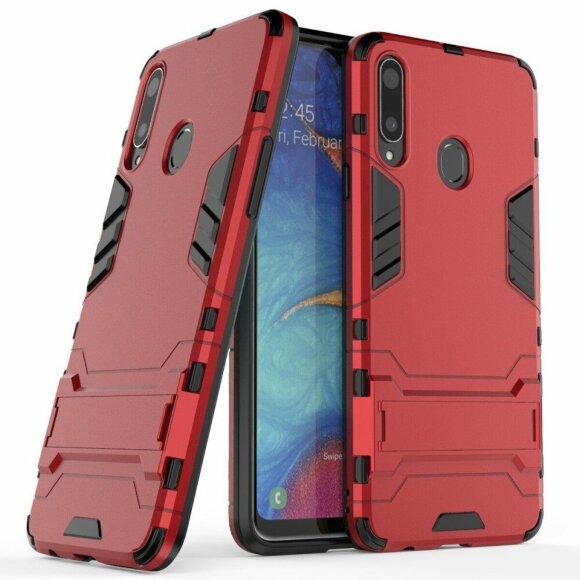 Чехол Duty Armor для Samsung Galaxy A20s (красный)