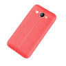 Чехол-накладка Litchi Grain для Huawei Y3 2017 (красный)