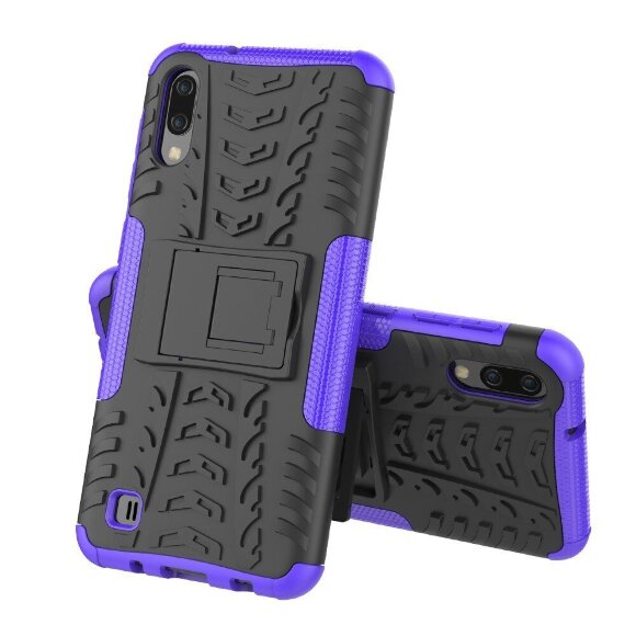Чехол Hybrid Armor для Samsung Galaxy M10 (черный + фиолетовый) Чехол Hybrid Armor для Samsung Galaxy M10 (черный + фиолетовый)