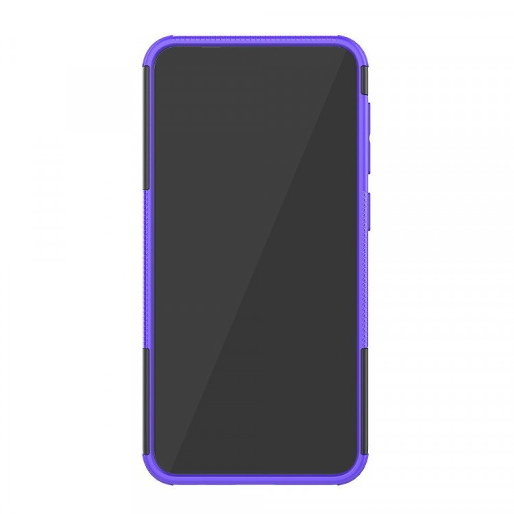 Чехол Hybrid Armor для Samsung Galaxy M10 (черный + фиолетовый)