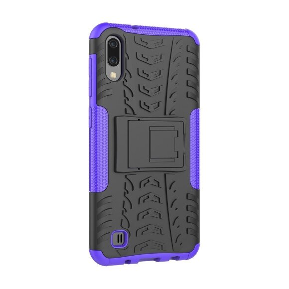 Чехол Hybrid Armor для Samsung Galaxy M10 (черный + фиолетовый) Чехол Hybrid Armor для Samsung Galaxy M10 (черный + фиолетовый)
