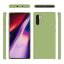 Силиконовый чехол Mobile Shell для Samsung Galaxy Note 10 (темно-зеленый)