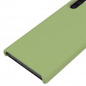 Силиконовый чехол Mobile Shell для Samsung Galaxy Note 10 (темно-зеленый)