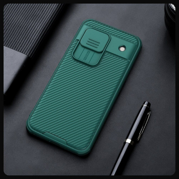 Чехол NILLKIN CamShield для Google Pixel 8a (зеленый) Чехол NILLKIN CamShield для Google Pixel 8a (зеленый)