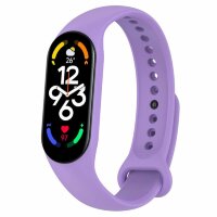 Силиконовый ремешок для Xiaomi Mi Band 7 (фиолетовый)