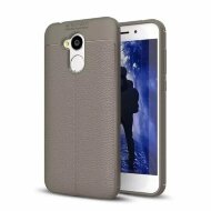 Чехол-накладка Litchi Grain для Huawei Honor 6A (серый) Чехол-накладка Litchi Grain для Huawei Honor 6A (серый)