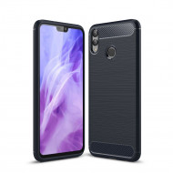 Чехол-накладка Carbon Fibre для Huawei Honor 8X (темно-синий) Чехол-накладка Carbon Fibre для Huawei Honor 8X (темно-синий)