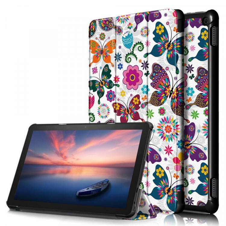 Чехол Smart Case для Amazon Fire HD 10 (2021) (Color Butterfly)