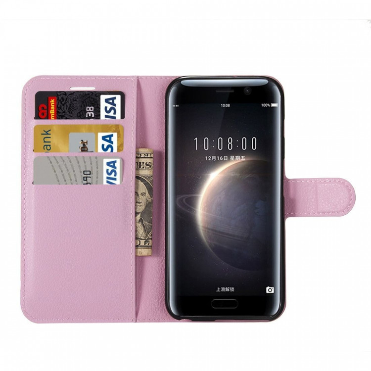 Чехол с визитницей для Huawei Honor Magic (розовый)