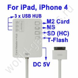 Картридер USB-SD для iPhone/iPad/iPod