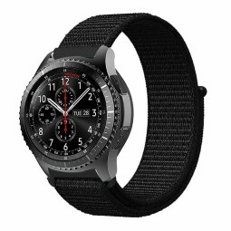 Нейлоновый ремешок для Samsung Galaxy Watch 20мм (черный)