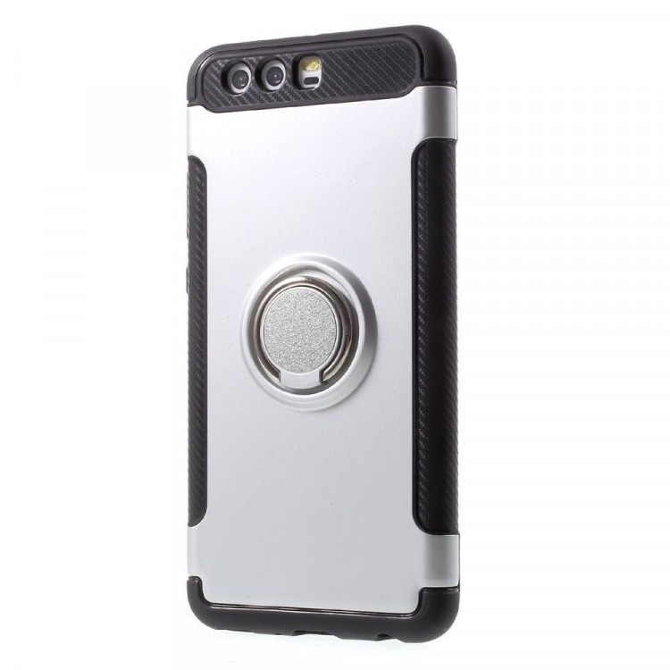 Чехол Hybrid Kickstand для Huawei P10 (серебряный)