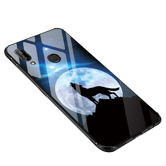 Чехол-накладка для Huawei nova 3 (Night Along Wolf)