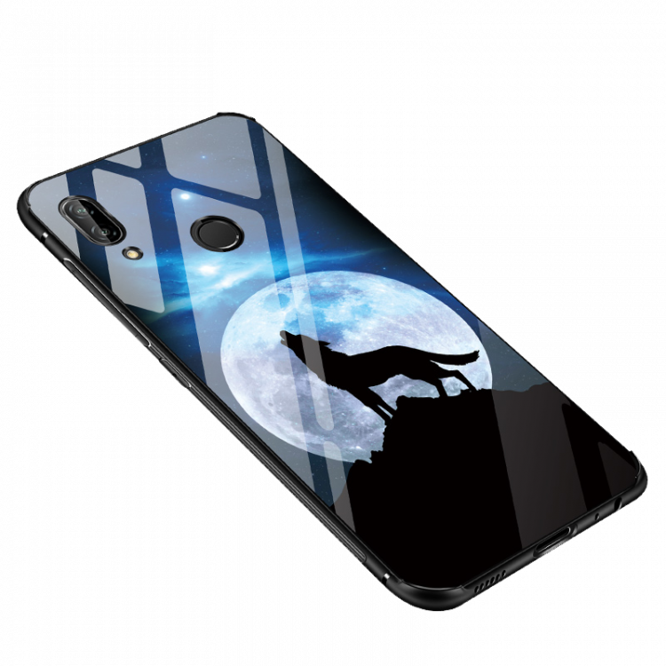 Чехол-накладка для Huawei nova 3 (Night Along Wolf)