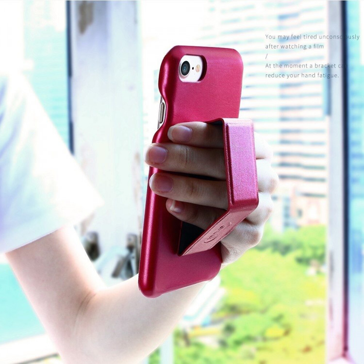 Чехол LENUO Lucky для iPhone 7 (красный)