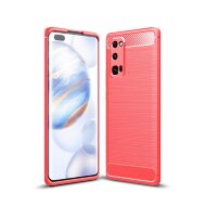 Чехол-накладка Carbon Fibre для Honor 30 Pro / Honor 30 Pro+ (Plus) (красный) Чехол-накладка Carbon Fibre для Honor 30 Pro / Honor 30 Pro+ (Plus) (красный)