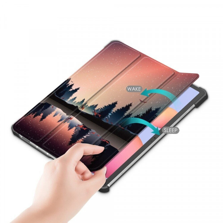 Чехол Smart Case для Samsung Galaxy Tab S7 SM-T870 / SM-T875 и Galaxy Tab S8 SM-X700 / SM-X706 (Trees)