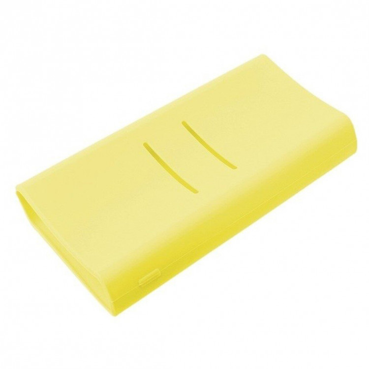 Чехол для внешнего аккумулятора Xiaomi Mi Power Bank 2C 20000 mAh (желто-зеленый)