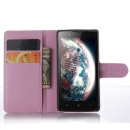 Чехол с визитницей для Lenovo A2010 (розовый) Чехол с визитницей для Lenovo A2010 (розовый)