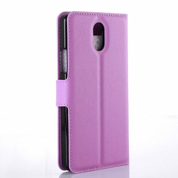 Чехол с визитницей для Lenovo Vibe P1m (фиолетовый)