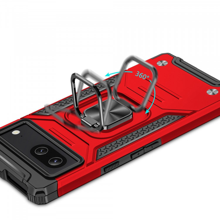 Чехол-накладка Shock-Absorption для Google Pixel 7 (красный)