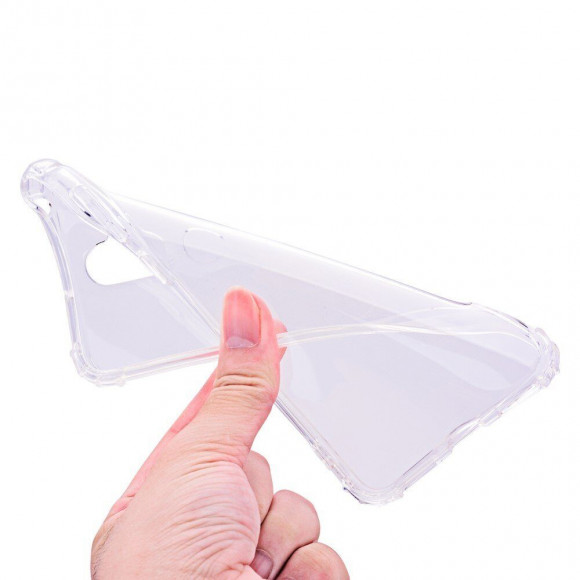 Силиконовый чехол с усиленными бортиками для Asus Zenfone 5 Lite ZC600KL (прозрачный)