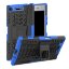 Чехол Hybrid Armor для Sony Xperia XZ1 (черный + голубой)