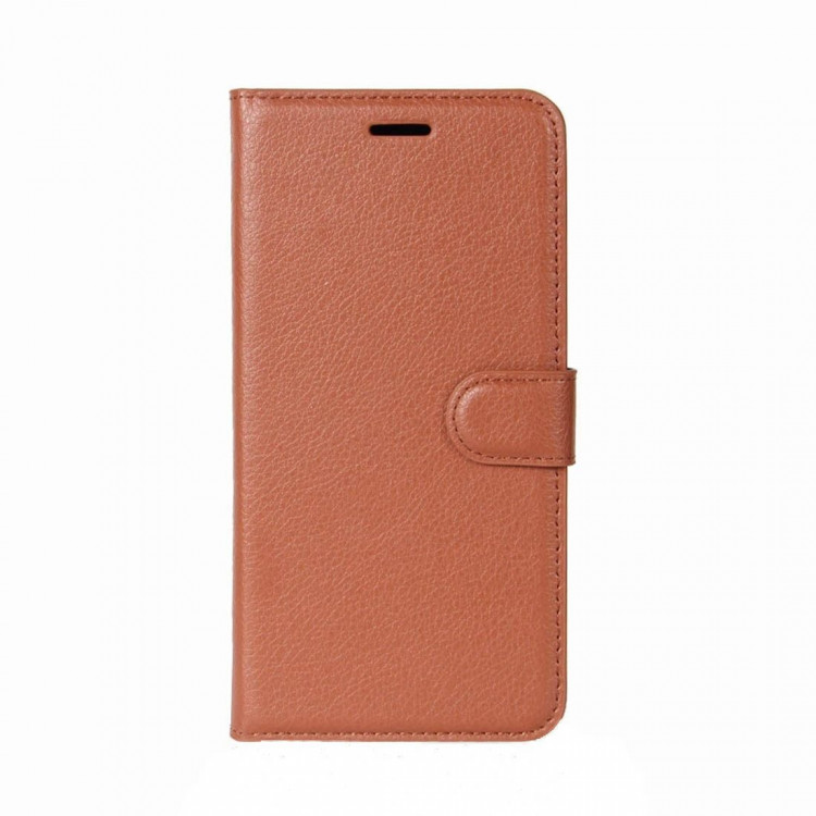 Чехол с визитницей для Sony Xperia XZ2 (коричневый)
