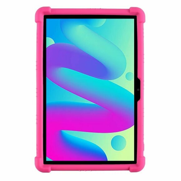 Силиконовый чехол для TCL Tab 10 HD 4G (9160G1, 9161G), TCL Tab 10L (8491X) (малиновый)