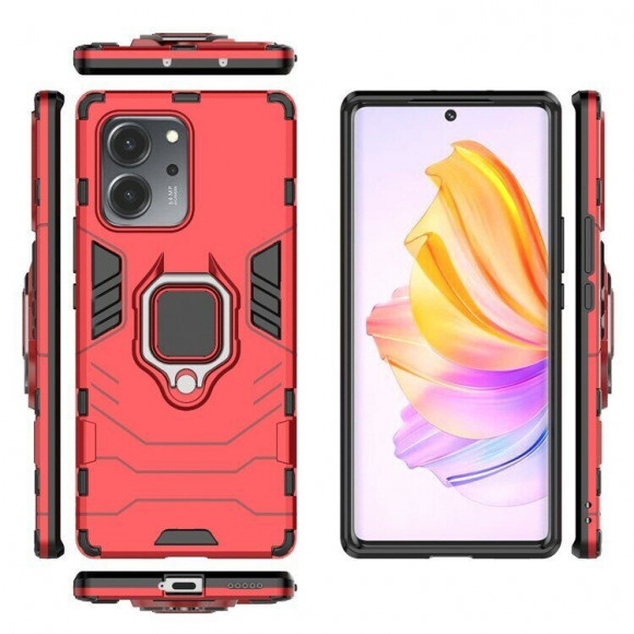 Чехол Armor Ring Holder для Honor 80 SE (красный)