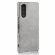 Кожаная накладка-чехол для Sony Xperia 5 (серый)